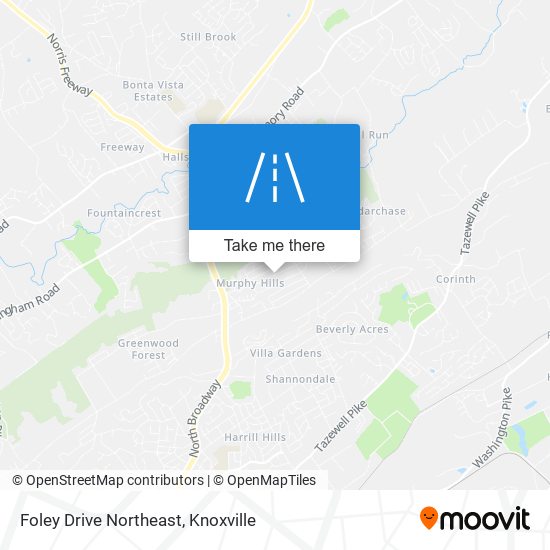 Foley Drive Northeast map