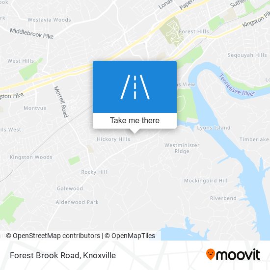 Forest Brook Road map