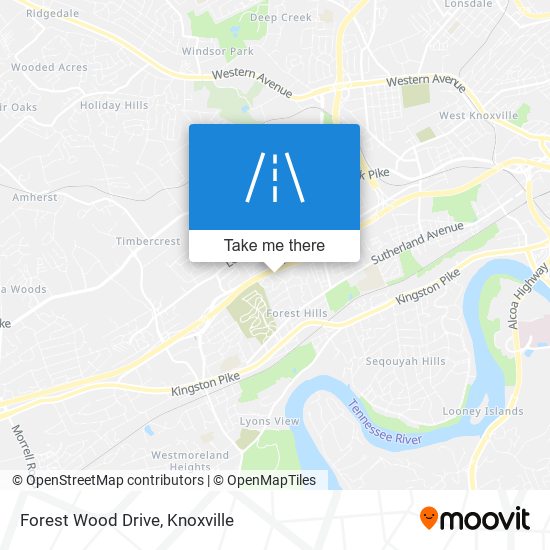 Forest Wood Drive map