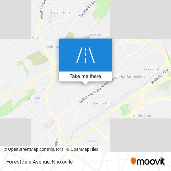 Mapa de Forestdale Avenue