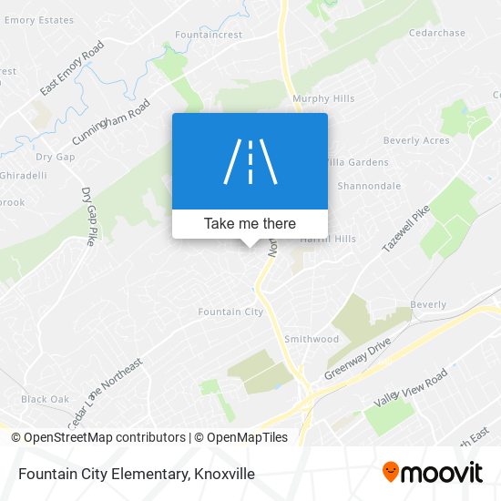 Fountain City Elementary map