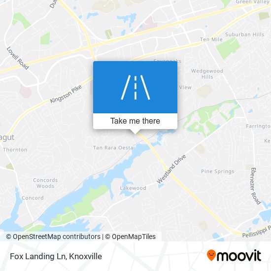 Fox Landing Ln map