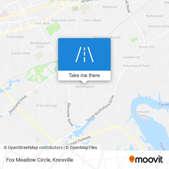 Fox Meadow Circle map