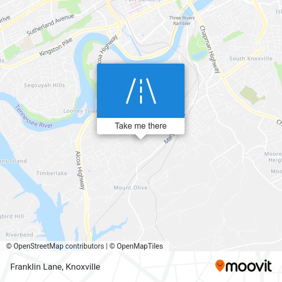 Mapa de Franklin Lane