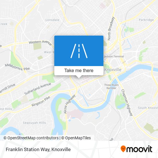 Franklin Station Way map