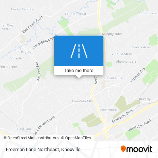 Mapa de Freeman Lane Northeast