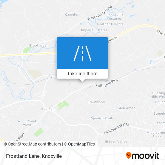 Mapa de Frostland Lane