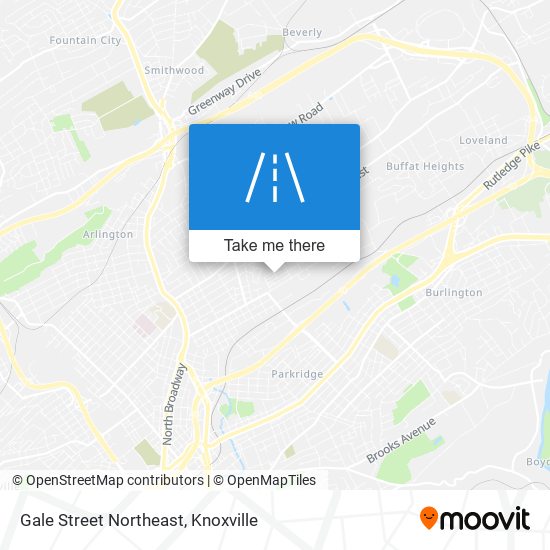 Mapa de Gale Street Northeast