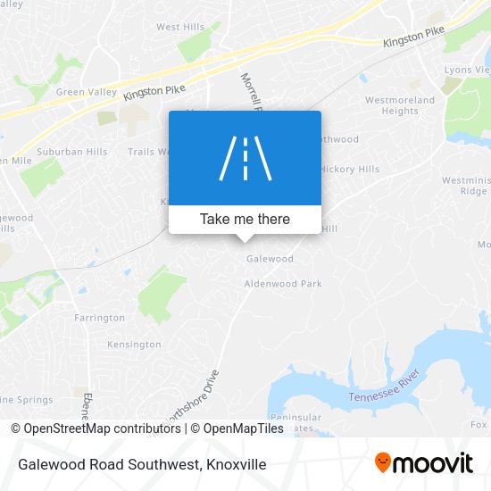 Galewood Road Southwest map
