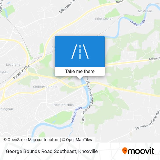 Mapa de George Bounds Road Southeast