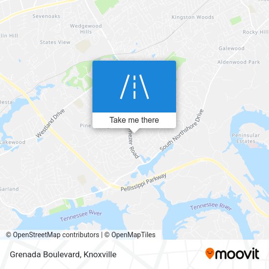Mapa de Grenada Boulevard