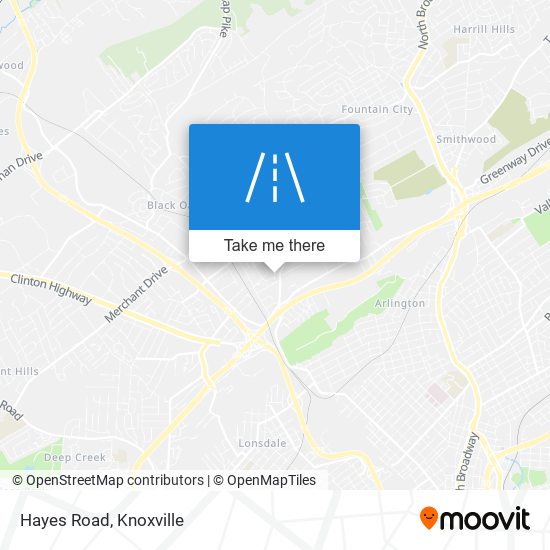 Mapa de Hayes Road