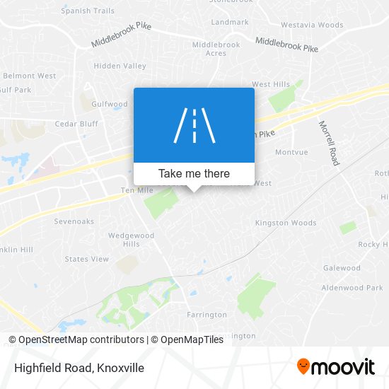 Mapa de Highfield Road