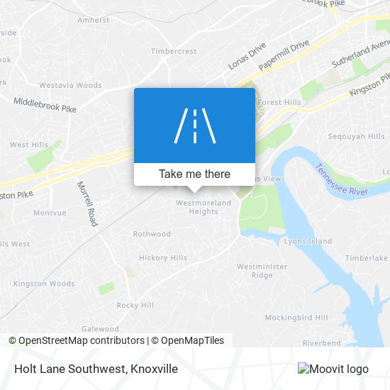 Holt Lane Southwest map