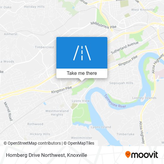 Mapa de Homberg Drive Northwest