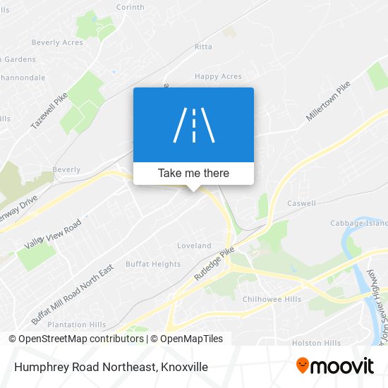 Mapa de Humphrey Road Northeast