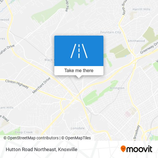 Mapa de Hutton Road Northeast