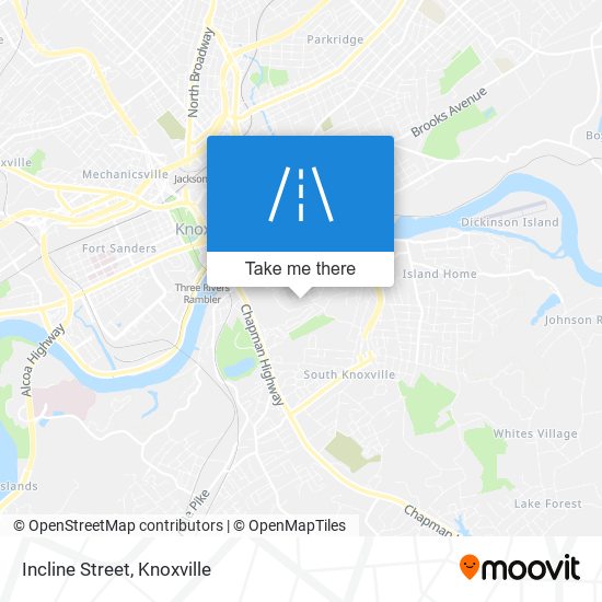 Incline Street map