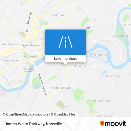 Mapa de James White Parkway