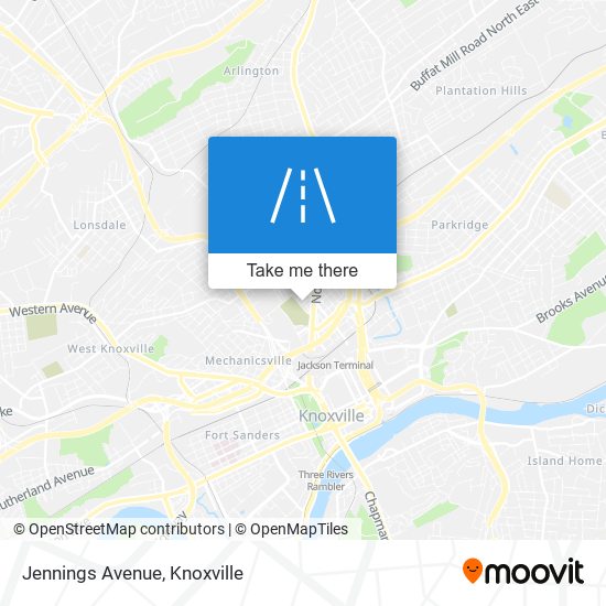 Mapa de Jennings Avenue