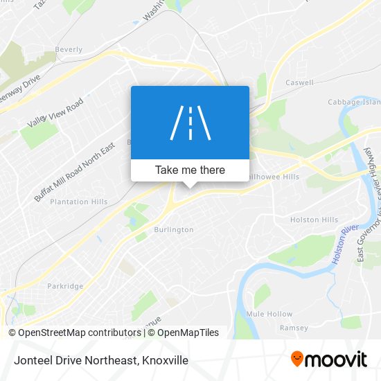 Jonteel Drive Northeast map