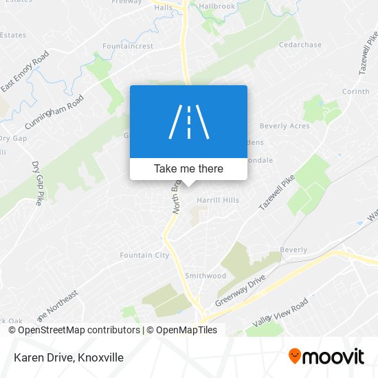 Karen Drive map