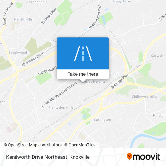 Mapa de Kenilworth Drive Northeast