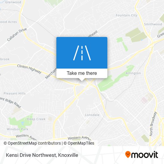 Mapa de Kensi Drive Northwest