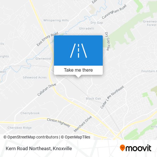 Mapa de Kern Road Northeast