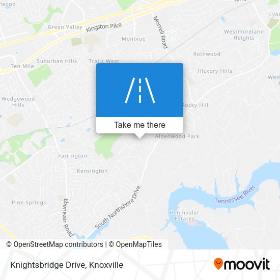 Knightsbridge Drive map