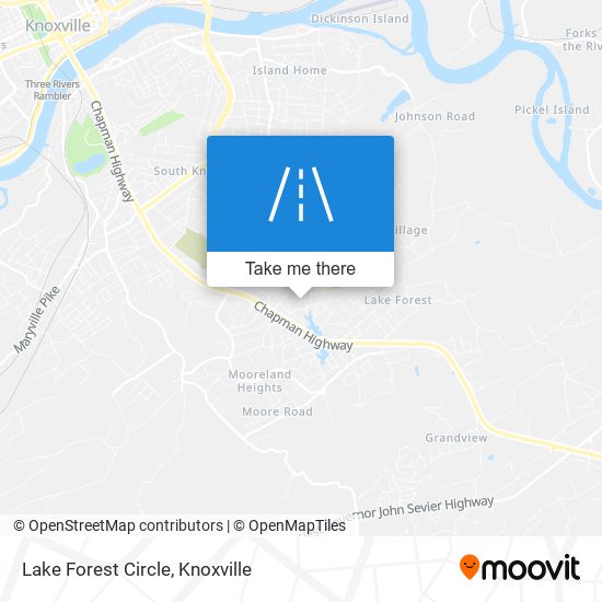 Lake Forest Circle map