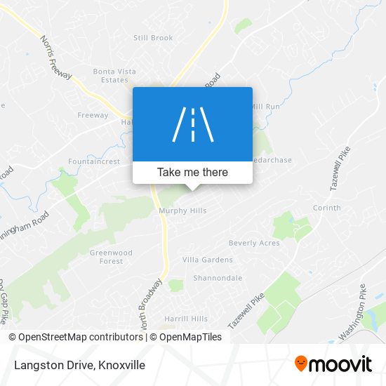 Langston Drive map
