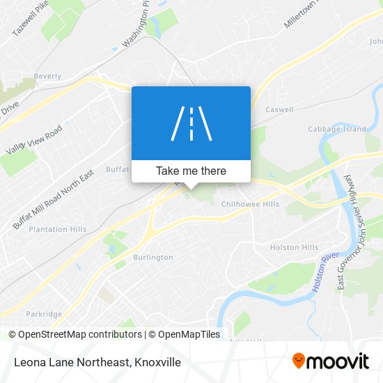 Leona Lane Northeast map