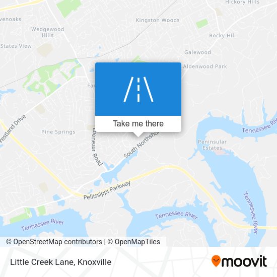 Little Creek Lane map