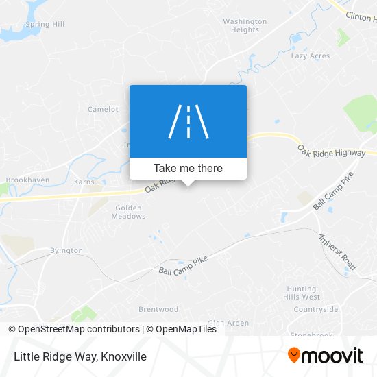 Little Ridge Way map