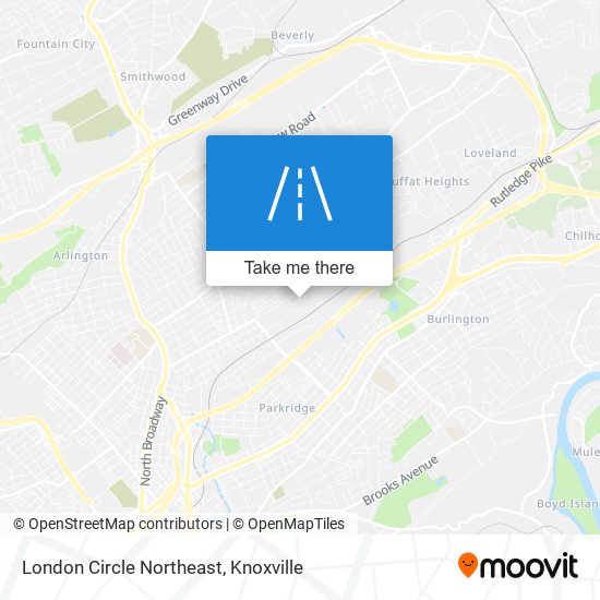 London Circle Northeast map