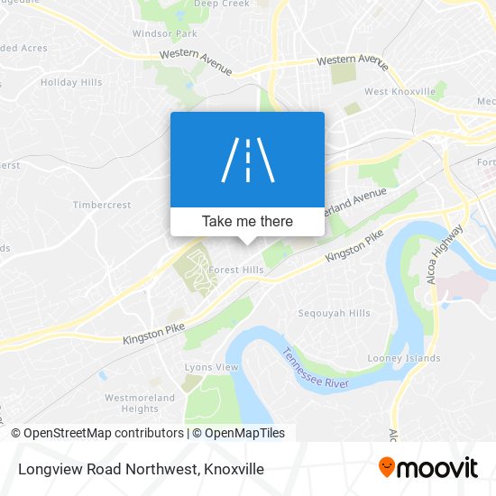 Longview Road Northwest map