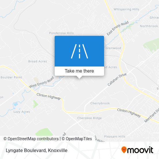 Lyngate Boulevard map
