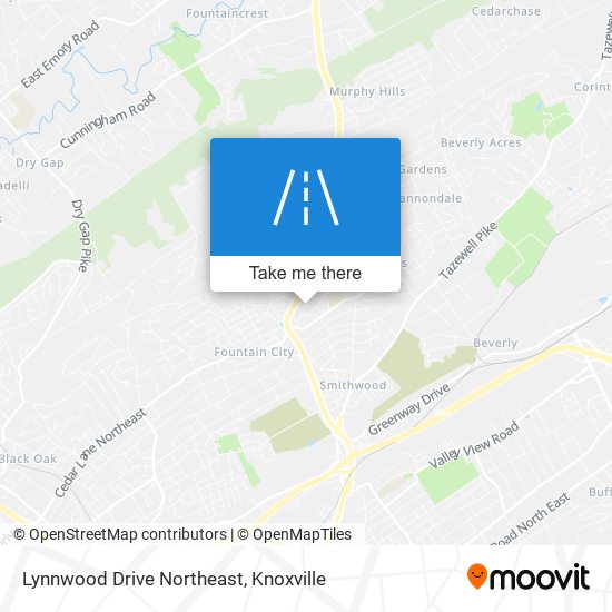 Mapa de Lynnwood Drive Northeast