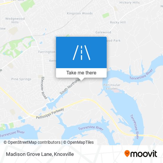 Mapa de Madison Grove Lane