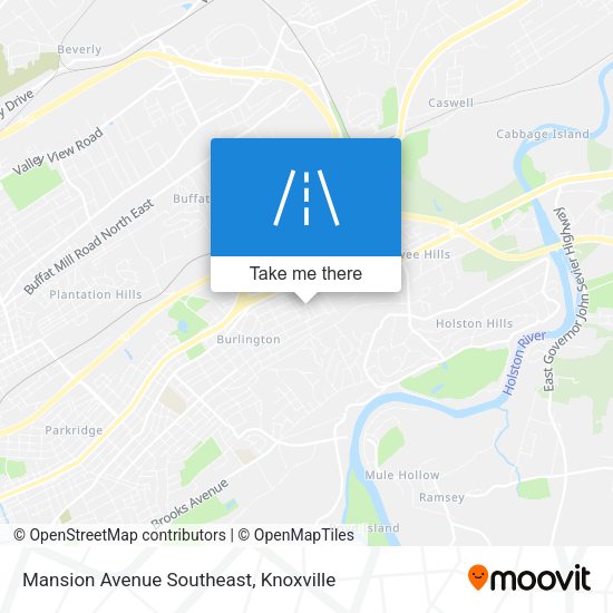 Mansion Avenue Southeast map