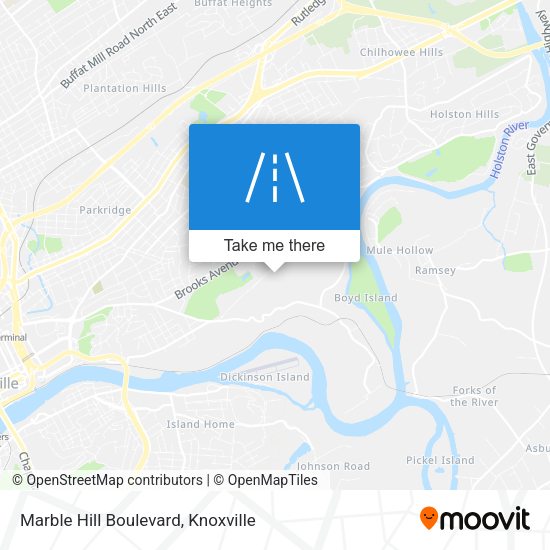Marble Hill Boulevard map