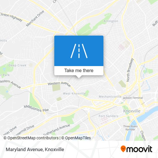 Maryland Avenue map