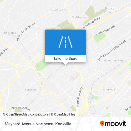 Mapa de Maynard Avenue Northeast