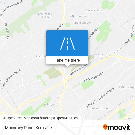 Mapa de Mccamey Road