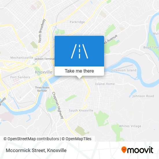 Mccormick Street map