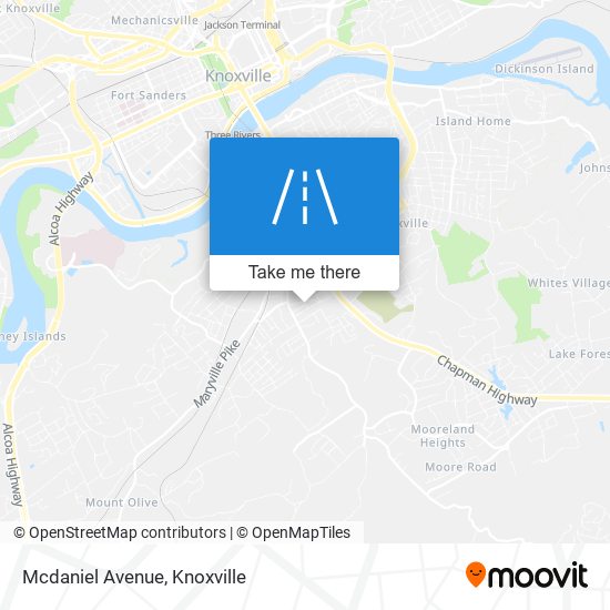 Mapa de Mcdaniel Avenue