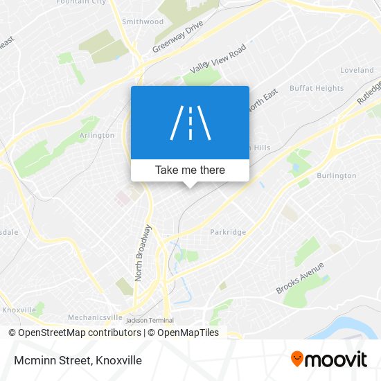 Mcminn Street map