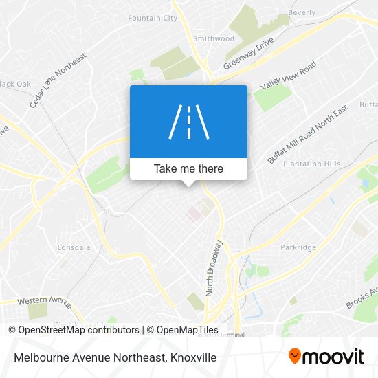 Melbourne Avenue Northeast map