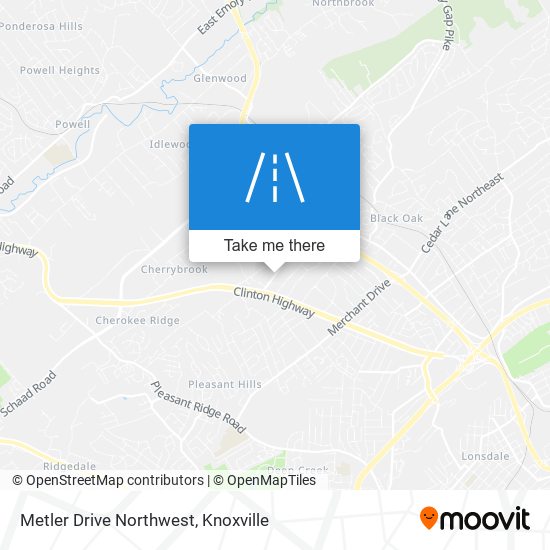 Metler Drive Northwest map